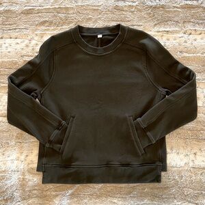 Lululemon Crewneck Sweatshirt with Pockets Sz 8